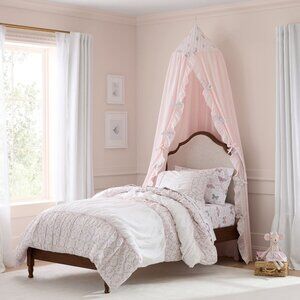 Pottery Barn Kids Ruffle Bow Bed Canopy